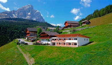 Pension Elisabeth befindet sich in Untermoi / Kronplatz