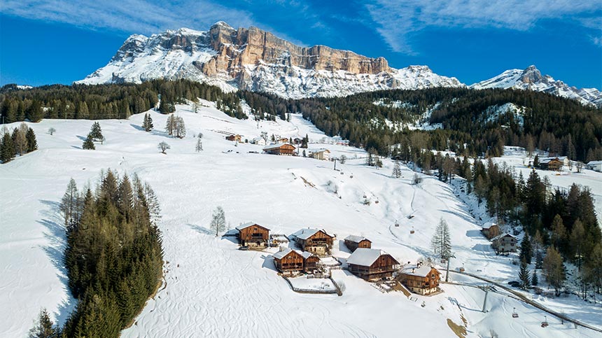 Panorama invernale San Leonardo